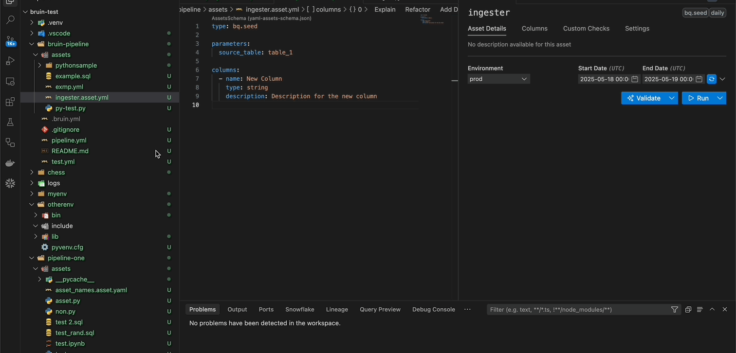 Convert file to Bruin asset